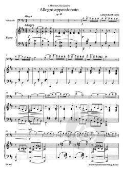 Allegro appassionato h-Moll op. 43 von Camille Saint-Saëns 