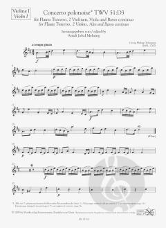 Concerto Polonoise D-Dur TWW 51:D3 (Georg Philipp Telemann) 