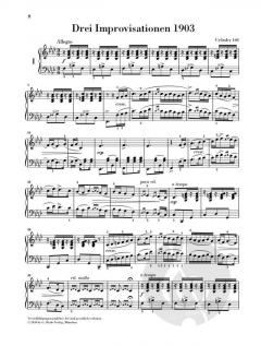 Drei Improvisationen 1903 von Isaac Albeniz 