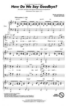 How Do We Say Goodbye? (Mark Brymer) 