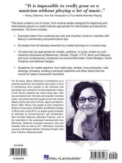 Four-Mallet Marimba Playing von Nancy Zeltsman 