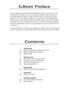 English Songs Renaissance To Baroque (Low Voice) von Henry Purcell 