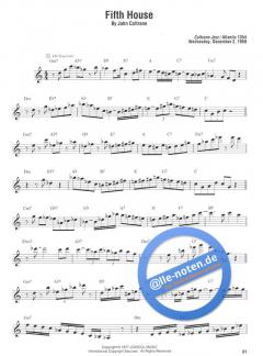 John Coltrane Plays Coltrane Changes 