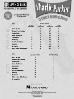 Jazz Play-Along Vol. 26: Charlie Parker im Alle Noten Shop kaufen