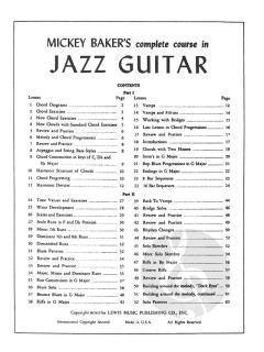 Mickey Baker's Complete Course In Jazz Guitar Book 1 von Mickey Baker 