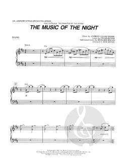 The Music of the Night (from Phantom of the Opera) von Andrew Lloyd Webber 
