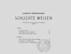 Schlichte Weisen Heft 1/2 von Albrecht Rosenstengel 