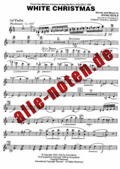 White Christmas von Irving Berlin 