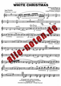 White Christmas von Irving Berlin 