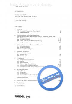 Instrumentation für Sinfonisches Blasorchester von Thomas Doss 
