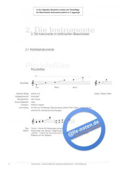 Instrumentation für Sinfonisches Blasorchester von Thomas Doss 