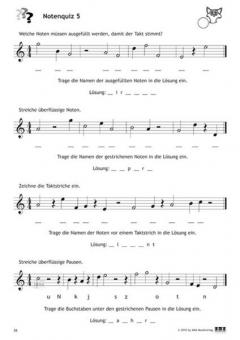 Notenrätsel für schlaue Notenfüchse Band 1 von Thomas Moshammer im Alle Noten Shop kaufen