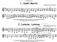12 Laternenlieder - 4. Stimme in Bb 