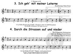 12 Laternenlieder - 3. Stimme in Bb 