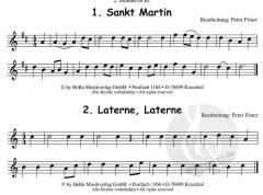 12 Laternenlieder - 2. Stimme in Eb 