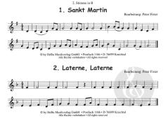 12 Laternenlieder - 2. Stimme in Bb 