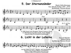 12 Laternenlieder - 2. Stimme in C 