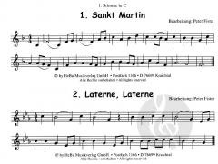 12 Laternenlieder - 1. Stimme in C 