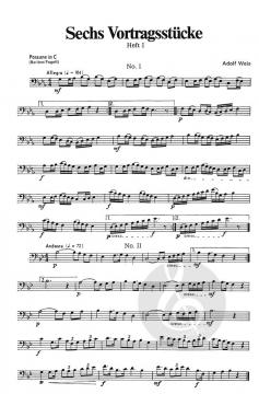 Sechs Vortragsstücke Heft 1 von Adolf Weis 