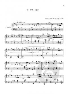 Musiques d'Enfants op. 65 von Sergei Sergejewitsch Prokofjew 