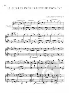 Musiques d'Enfants op. 65 von Sergei Sergejewitsch Prokofjew 