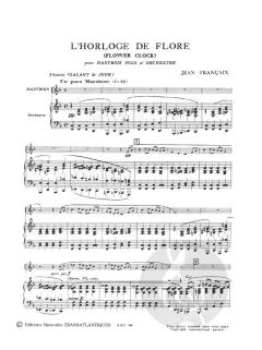 L'Horloge De Flore von Jean Françaix 