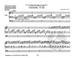 Concertino G-Dur von Joseph Ahrens 
