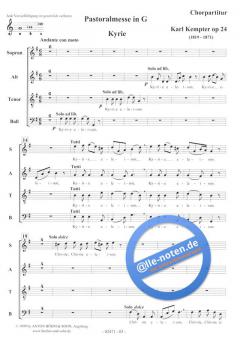 Pastoralmesse in G op. 24 (Karl Kempter) 