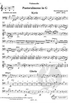 Pastoralmesse in G op. 24 von Karl Kempter 