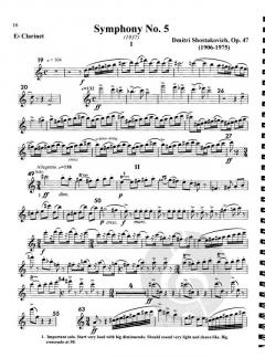 Orchestral Studies For The Eb Clarinet von Peter Hadcock 