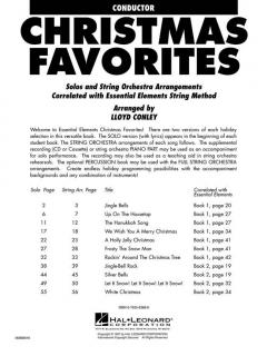 Essential Elements: Christmas Favorites for Strings 