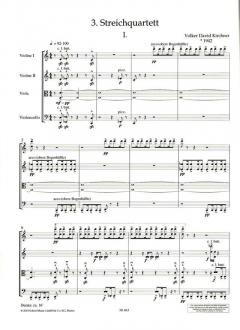 3. Streichquartett von Volker David Kirchner im Alle Noten Shop kaufen