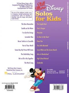 Still More Disney Solos For Kids 