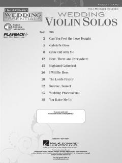 Wedding Violin Solos im Alle Noten Shop kaufen kaufen