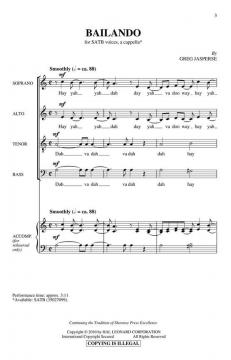 Bailando (Dancing) (Greg Jasperse) 