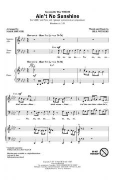 Ain't No Sunshine (Bill Withers) 