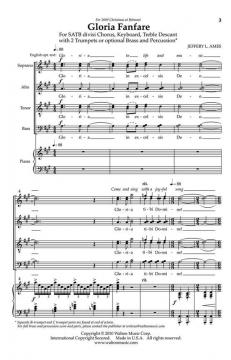 Gloria Fanfare von Jeffrey L. Ames 