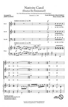Nativity Carol (Enatus est Emmanuel) (Michael Praetorius) 