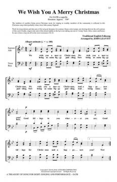 A Treasury Of Song For Sight-Singing And Performance 