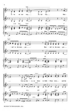 Runnin' To The Manger (Hear The Angels Sing) (Kirby Shaw) 