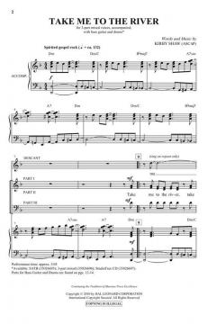Take Me To The River (Kirby Shaw) 