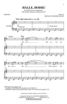 Halle, Hodie! (Douglas E. Wagner) 