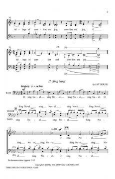 Three Holiday Greetings 