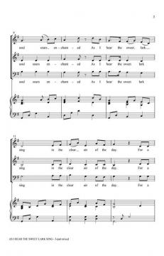 As I Hear The Sweet Lark Sing 