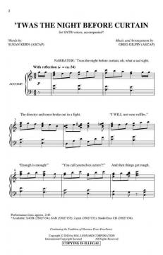 Twas The Night Before Curtain (Greg Gilpin) 