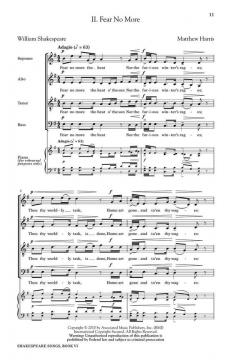 Shakespeare Songs Book 6 (Matthew Harris) 