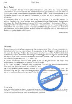 Meine Gitarrenfibel Lehrerkommentar von Heinz Teuchert 