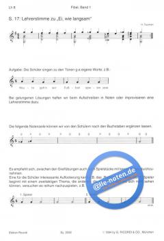 Meine Gitarrenfibel Lehrerkommentar von Heinz Teuchert 