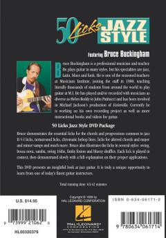 50 Licks Jazz Style von Bruce Buckingham 
