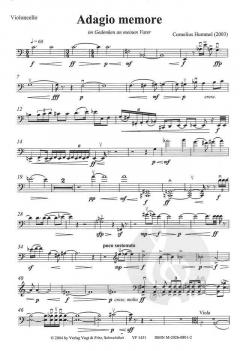 Adagio memore von Cornelius Hummel 